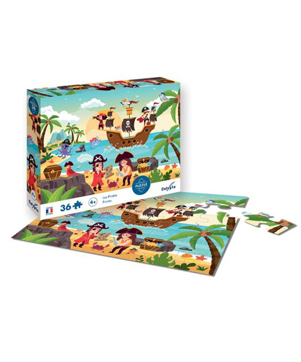 PUZZLE 36 PCS - LES PIRATES