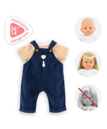 VET BB36 T-SHIRT & SALOPETTE MARINE