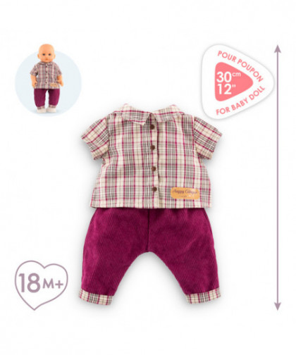 VET BB30 CHEMISE À CARREAUX & PANTALON PETIT EXPLOR