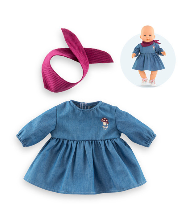 VET BB36 ROBE MANCHES LONGUES & FOULARD