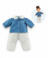 VET MC ENSEMBLE BLOUSE & PANTALON RAYÉ