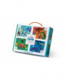 FOUR PUZZLE SET - DINOSAURES