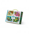FOUR PUZZLE SET - ANIMAUX DE COMPAGNIE