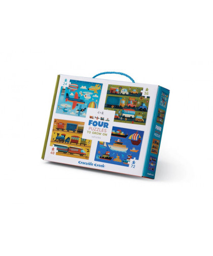 FOUR PUZZLE SET - VÉHICULES