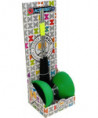 BOXED SET 105 RUBBER DIABOLO GREEN + ALUMINUM