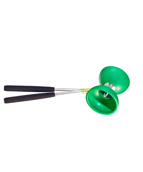 BOXED SET 105 RUBBER DIABOLO DARK GREEN + ALUMINUM