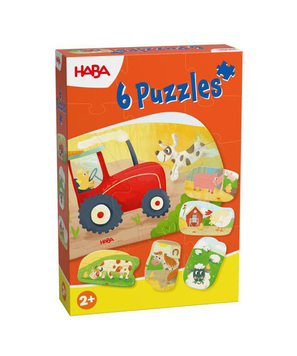 6 PREMIERS PUZZLES - FERME