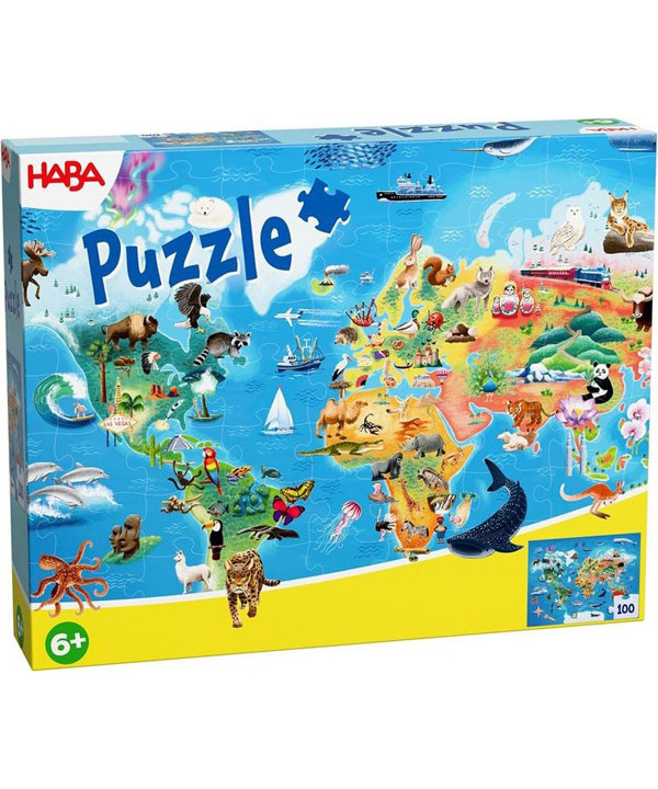 PUZZLE CARTE DU MONDE