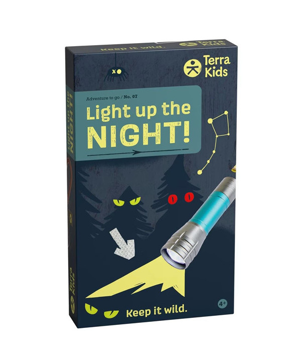 TERRA KIDS - MINI-LAMPE DE POCHE AVEC AUTOCOLLANTS