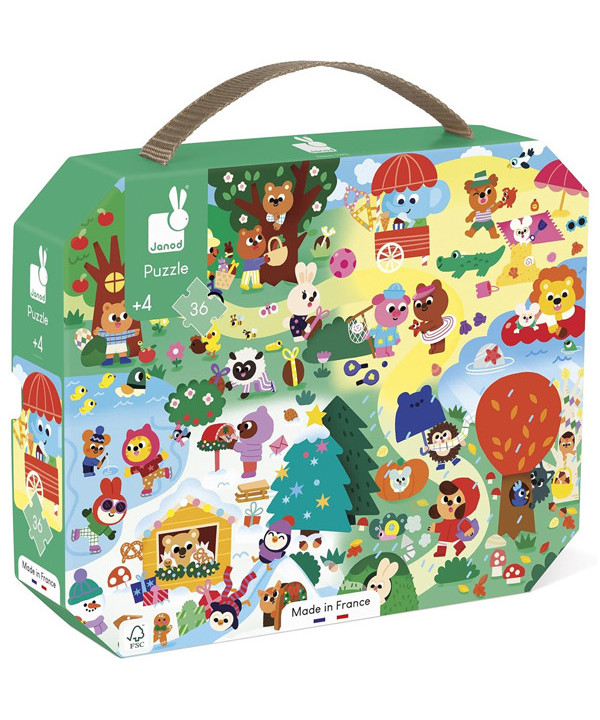 PUZZLE LES 4 SAISONS - 36 PCS