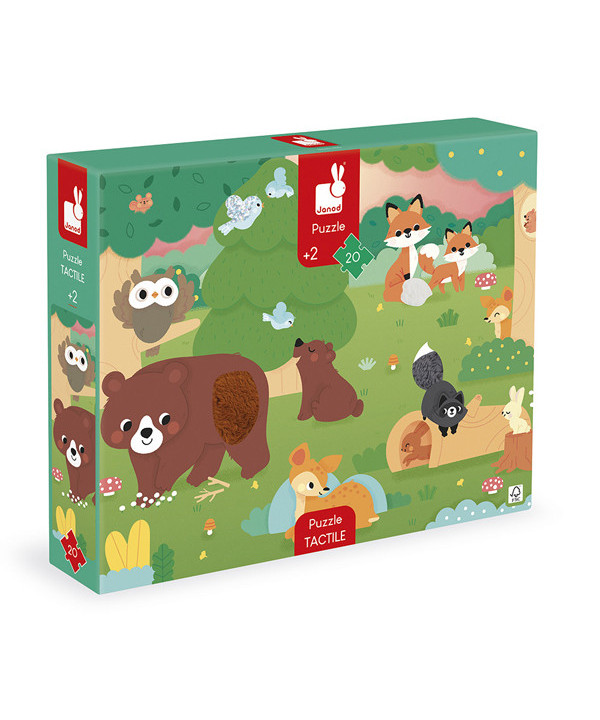 PUZZLE TACTILE FORET