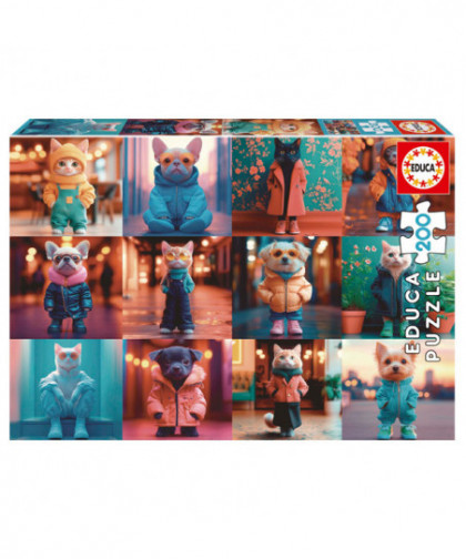 PZL 200 PCS ANIMAUX FASHION