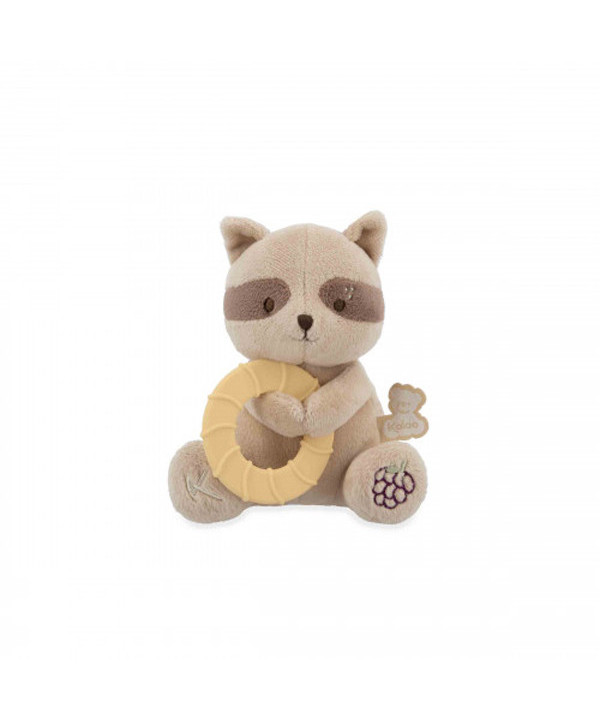 PELUCHE ANNEAU DENTITON  RATON LAVEUR