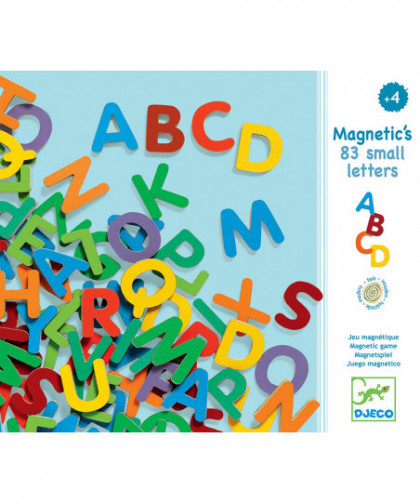 MAGNÉTIQUES BOIS - 83 SMALL LETTERS
