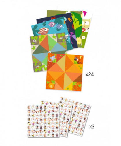 ORIGAMI - COCOTTES À GAGES - ANIMAUX