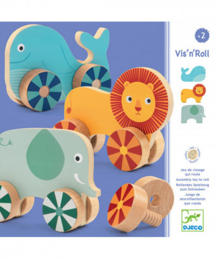 JEUX ÉDUCATIFS BOIS - VIS'N'ROLL