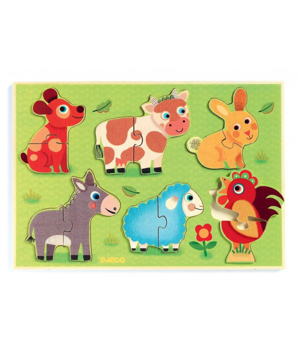 PUZZLES BOIS - COUCOU-COW