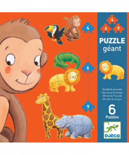 PUZZLES ÉVOLUTIFS - OUISTITI & SES AMIS