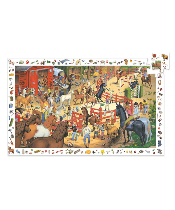 PUZZLES OBSERVATION - EQUITATION - 200 PCS