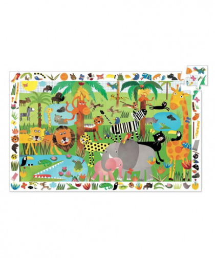 PUZZLES OBSERVATION - LA JUNGLE - 35 PCS