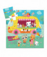 PUZZLES SILHOUETTES - LE GLACIER - 16 PCS