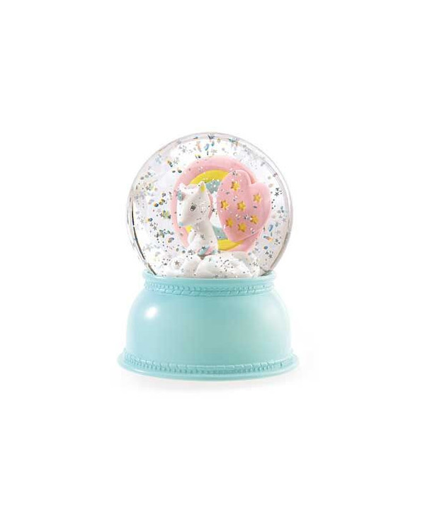 VEILLEUSES BOULE À NEIGE - LICORNE