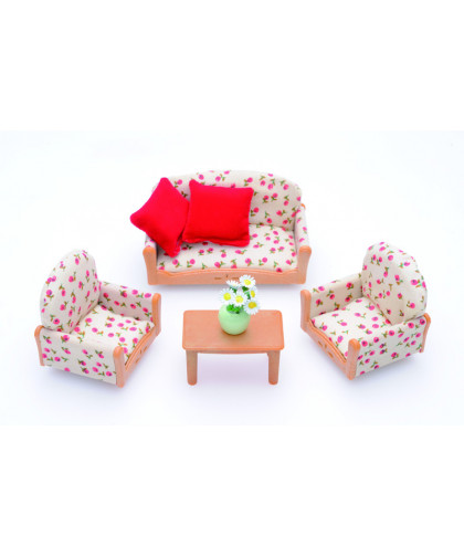 LE CANAPÉ - 2 FAUTEUILS ET TABLE BASSE