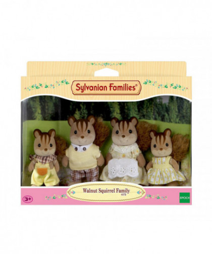 LA FAMILLE ÉCUREUIL ROUX