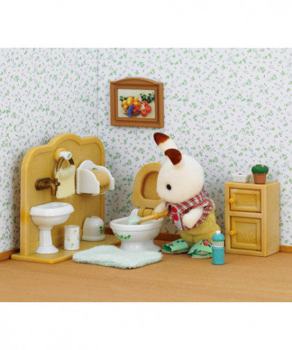 LE FRÈRE LAPIN CHOCOLAT ET TOILETTES