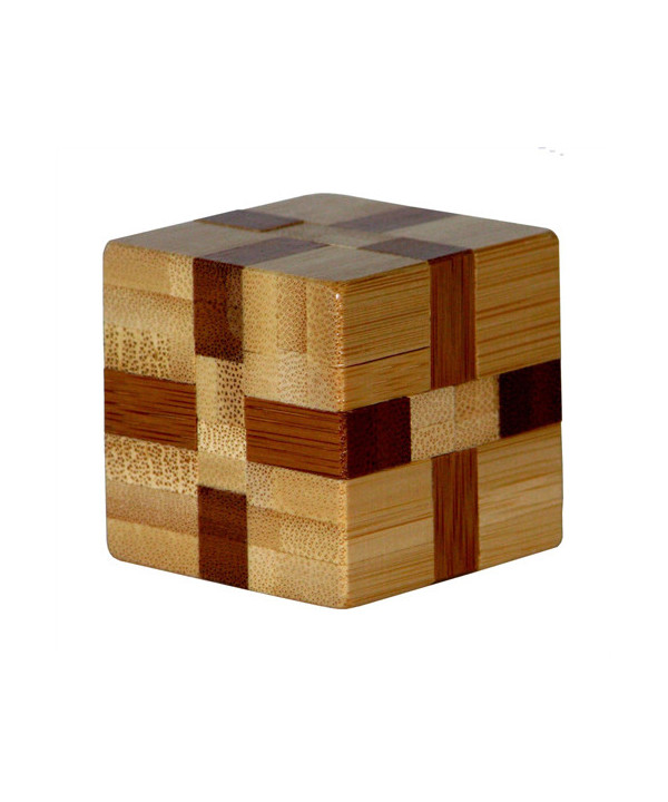3D BAMBOO PZL - CUBE***