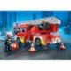 Camion de pompiers avec échelle pivotante