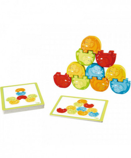 JEU D’ENCASTREMENT - ELÉPHANTS CASCADEURS