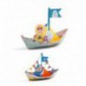 Origami : bateaux sur l'eau