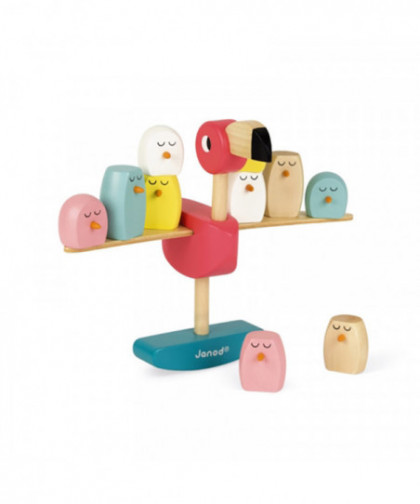 JEU D'EQUILIBRE - FLAMANT ROSE - ZIGOLOS