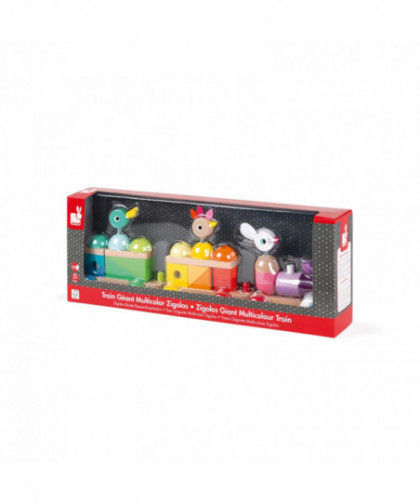 TRAIN GEANT MULTICOLORE ZIGOLOS
