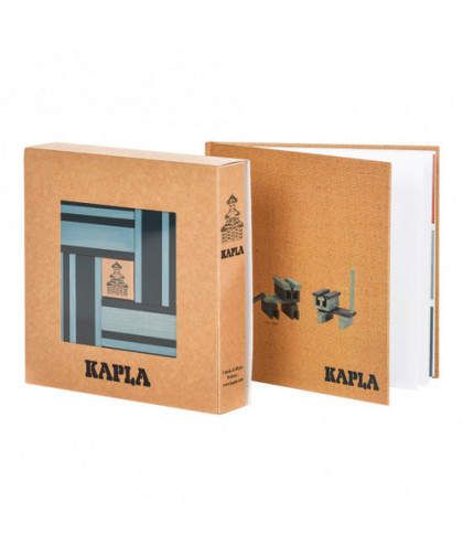 KAPLA - LIVRE ET COULEURS - BLEU CLAIR ET BLEU FONCÉ