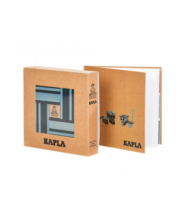 KAPLA - LIVRE ET COULEURS - BLEU CLAIR ET BLEU FONCÉ