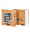 KAPLA - LIVRE ET COULEURS - BLEU CLAIR ET BLEU FONCÉ
