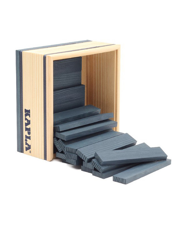 40 PLANCHETTES COULEURS - BLEU FONCE