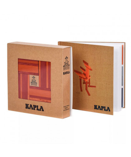 KAPLA - LIVRE ET COULEURS - ROUGE-ORANGE