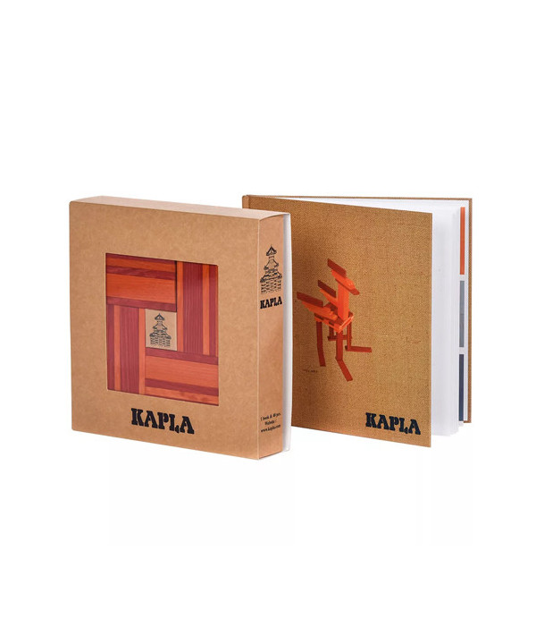 KAPLA - LIVRE ET COULEURS - ROUGE-ORANGE