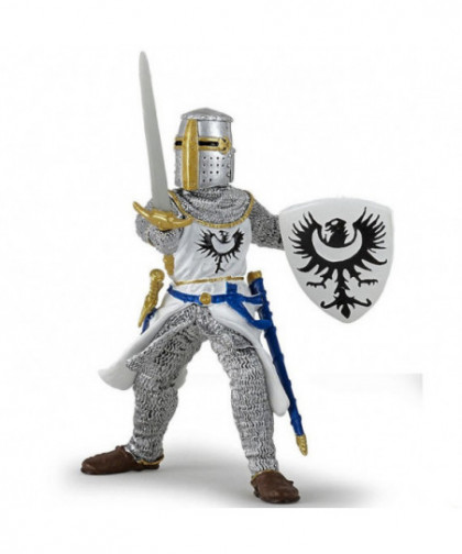 LE MÉDIÉVAL - FANTASTIQUE - CHEVALIER BLANC À L'ÉPÉE