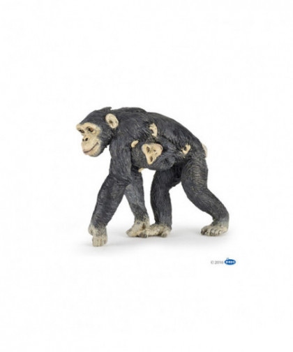 LA VIE SAUVAGE - CHIMPANZÉ ET SON BÉBÉ