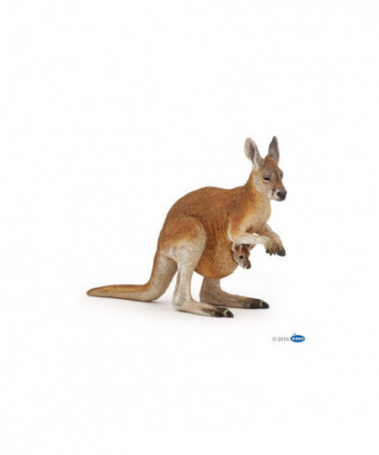 LA VIE SAUVAGE - KANGOUROU ET SON BÉBÉ