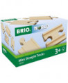 TRACKS AND ROADS - MINI RAILS DROITS MIXT 54MM