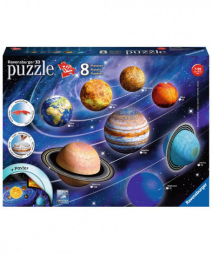 3D PUZZLE  - SYSTÈME SOLAIRE