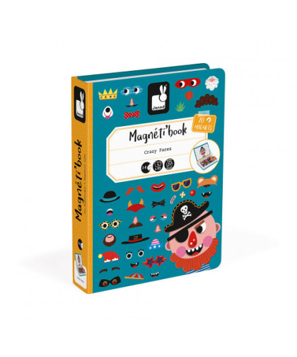 MAGNETI'BOOK CRAZY FACES GARCON