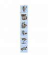 SET DE 6 POCHOIRS ENFANTS - PIRATES
