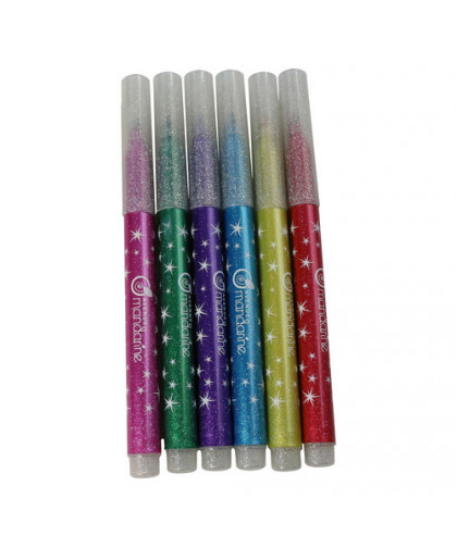 POCHETTE DE 6 FEUTRES PAILLETÉS