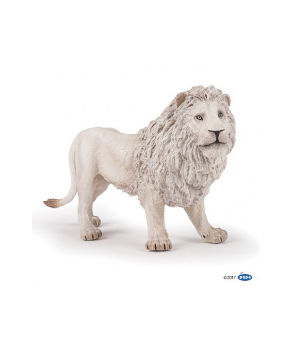 FIGURINES GEANTES - GRAND LION BLANC